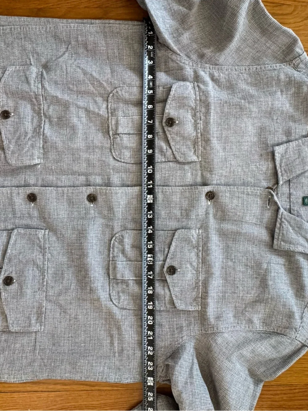 J.Crew Utility Shirt Jacket XL Herringbone Workwear Button Down Jacket